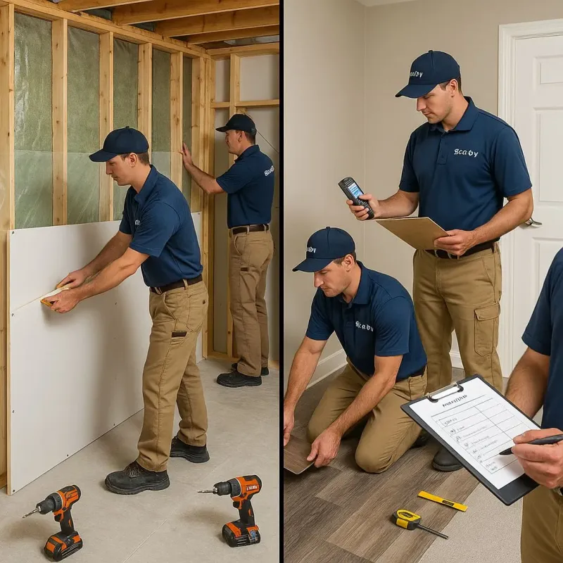 Repairs and Reconstruction process in Saddle River, NJ